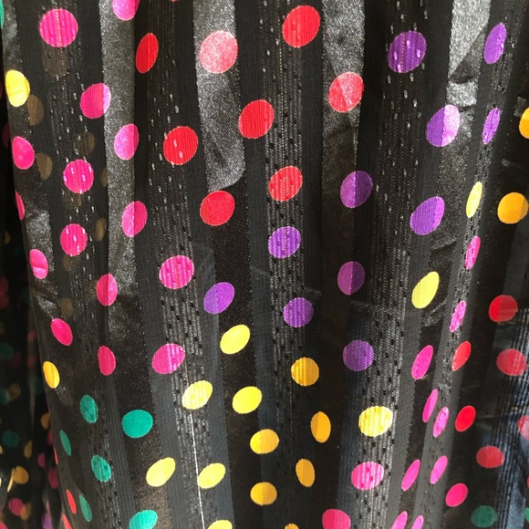SOLD Josephine Colorful Polkadot Button Down - Picture 7 of 9